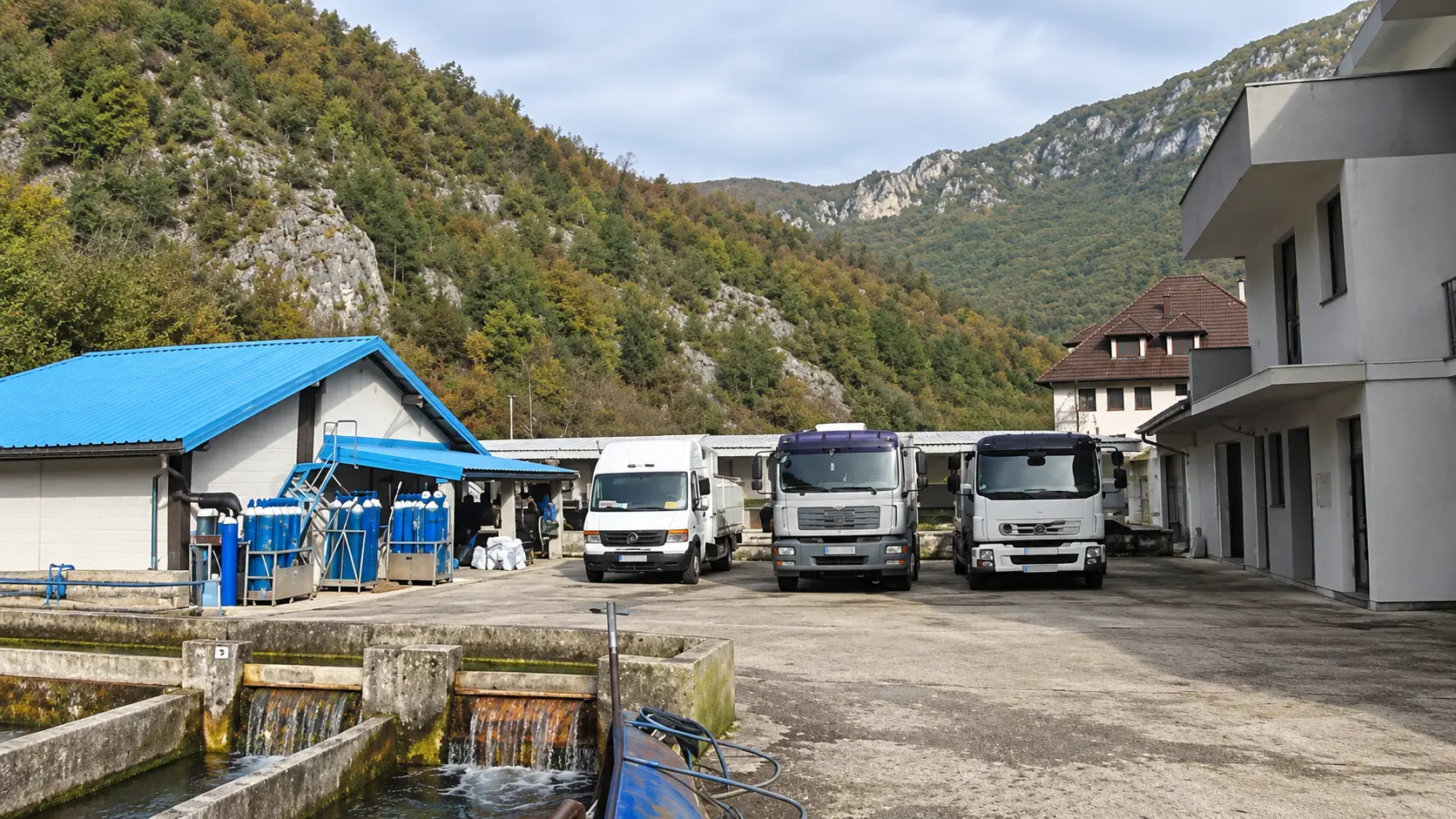 Vozila u ribogojilištu